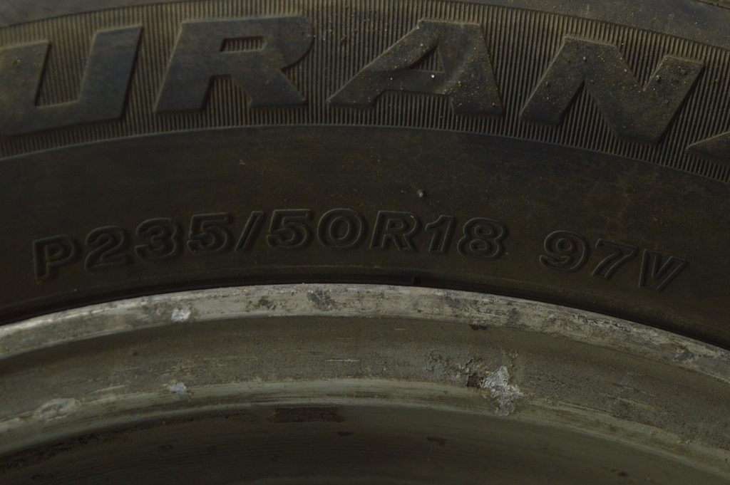 Шина R18 235/50 BRIDGESTONE TURANZA всесезонная 7мм c lexus ls460 — фото 4