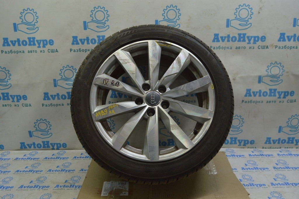 Шина R18 245/45 FIRESTONE FIREHAWK всесезонка с Audi A4 B9