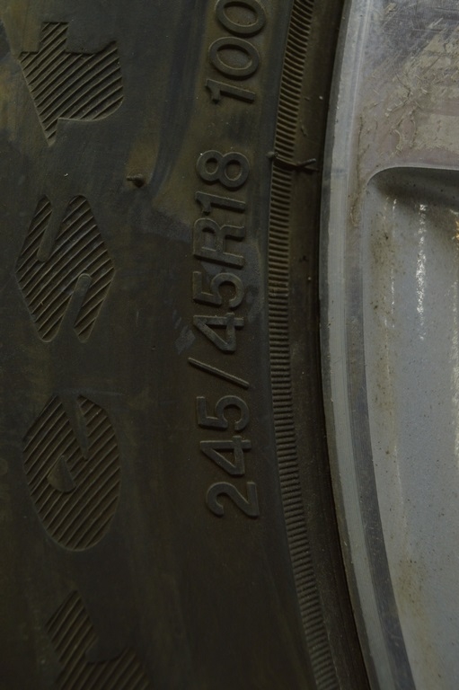 Шина R18 245/45 FIRESTONE FIREHAWK всесезонка с Audi A4 B9 — фото 2
