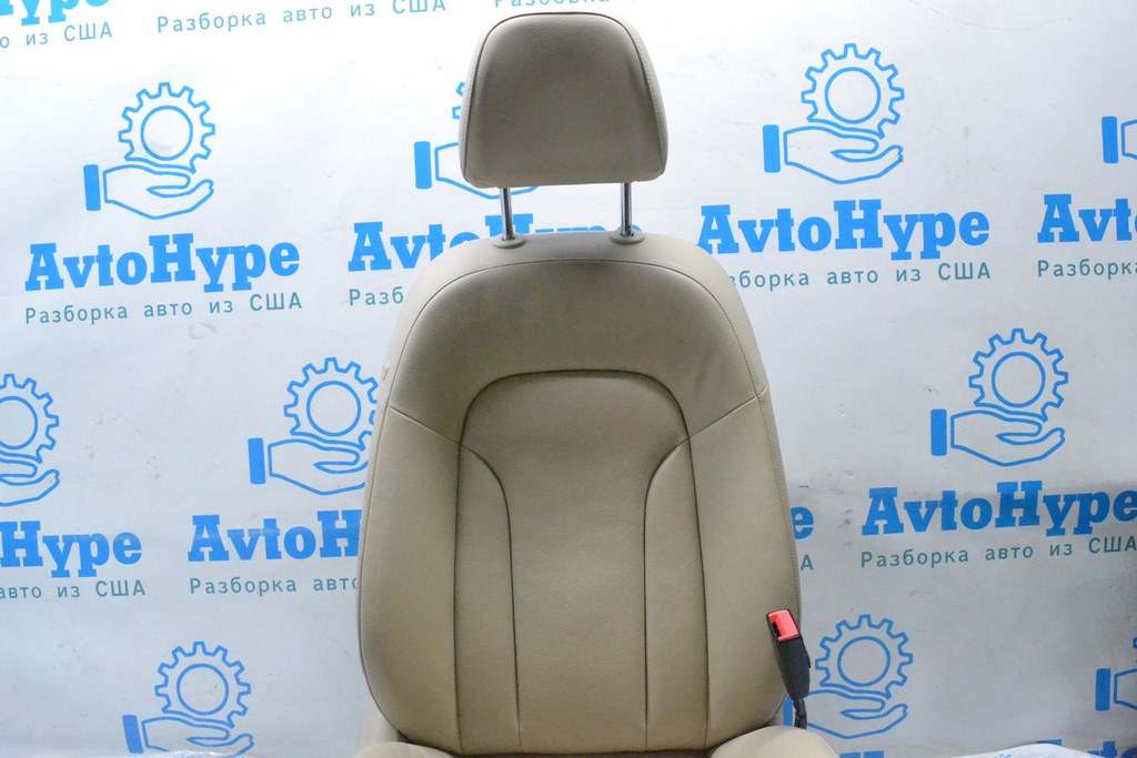 Сиденье пассажирское Audi Q5 8R 09-17 с airbag, электро, кожа беж (02) идеал 8r0881106t — фото 3