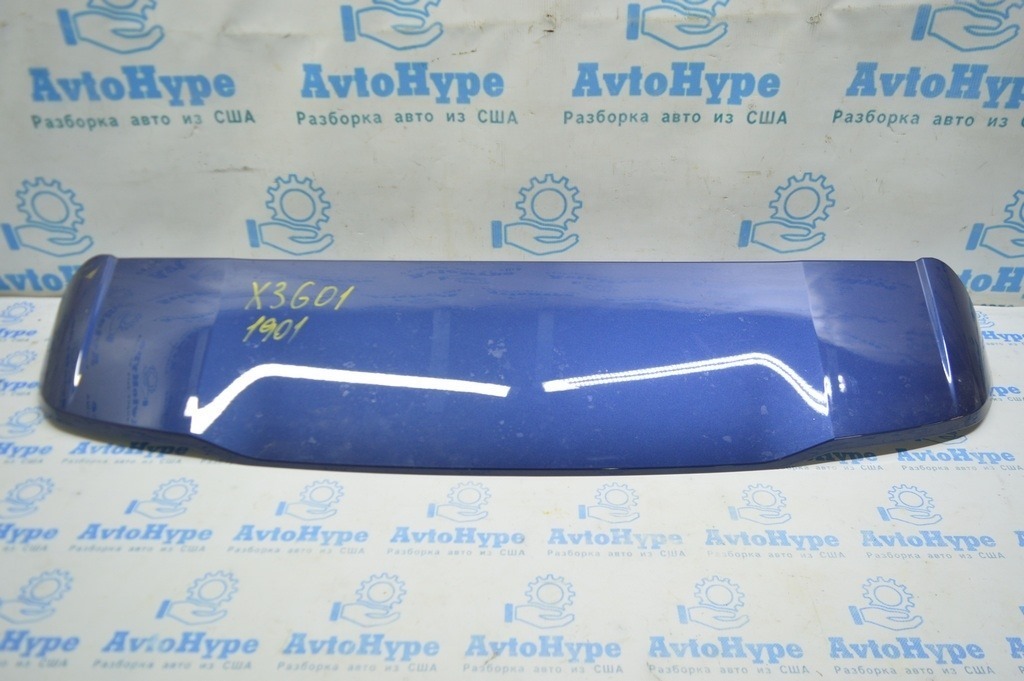 Спойлер двери багажника BMW X3 G01 18-21 в сборе (02) цвет phytonic-blau metallic 460001511 — фото 4