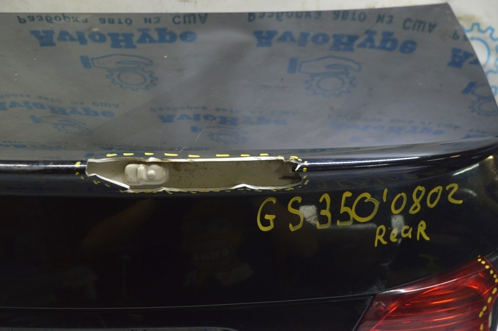 Спойлер крышки багажника Lexus GS300 GS350 GS430 GS450h 06-11 (02) нет фрагмента — фото 2