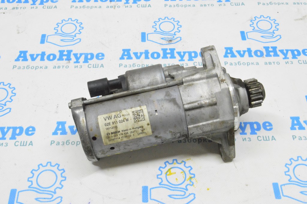 Стартер Audi A3 8V 15-18 1.8T, 2.0T (02)