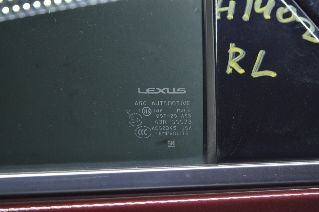 Стекло двери зад лев Lexus RX350 RX450h 10-15 (02) — фото 2