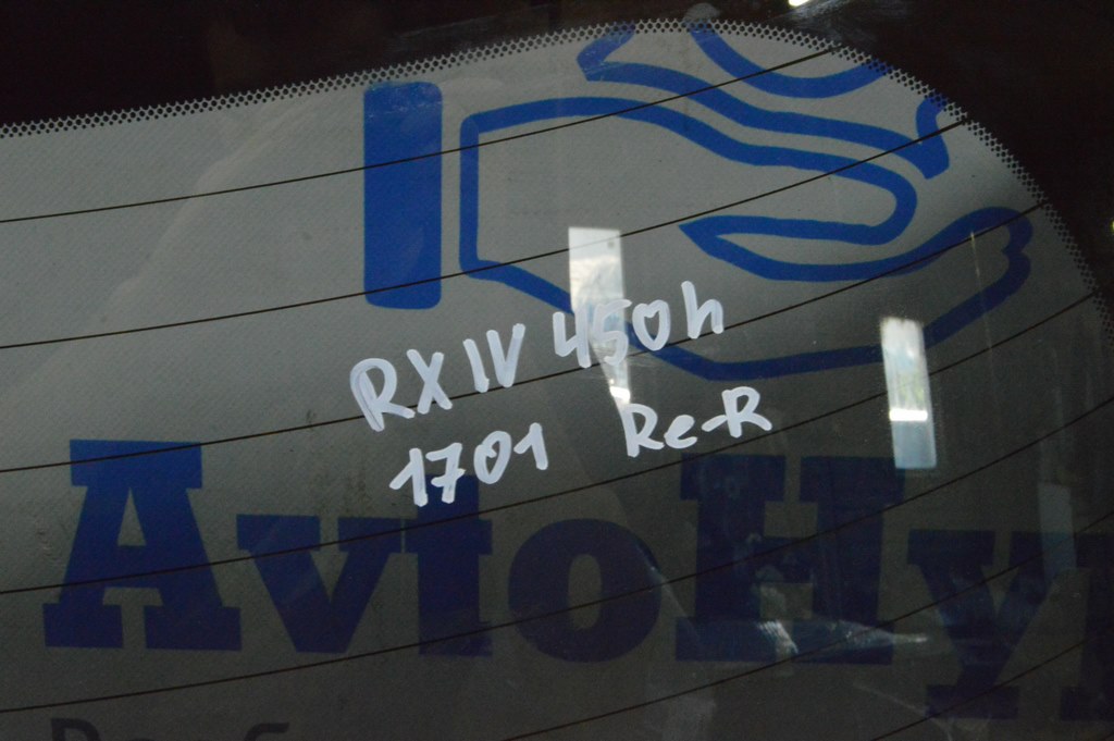 Стекло заднее двери багажника Lexus RX350 RX450h 16-22 тонировка, подогрев (01) — фото 3