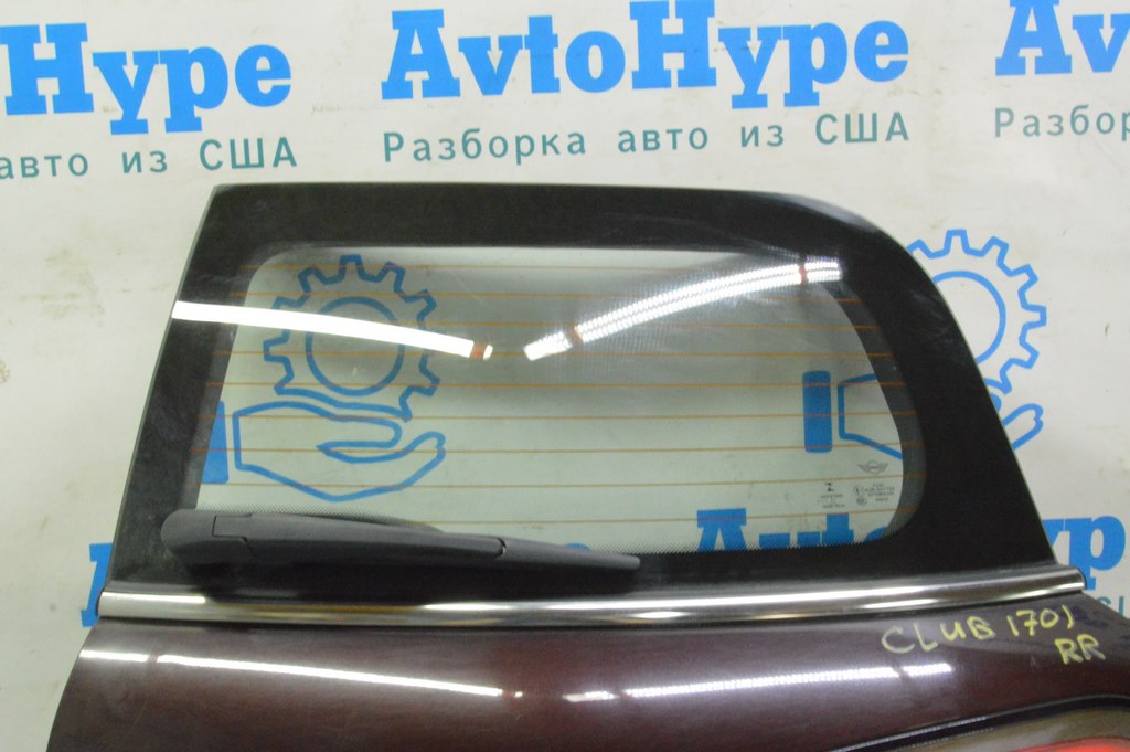 Стекло заднее (двери багажника) правое Mini Cooper Clubman 16-22 (01)
