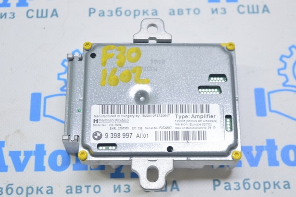 Stereo Audio Control Module BMW 3 F30 12-19 (02) — фото 2