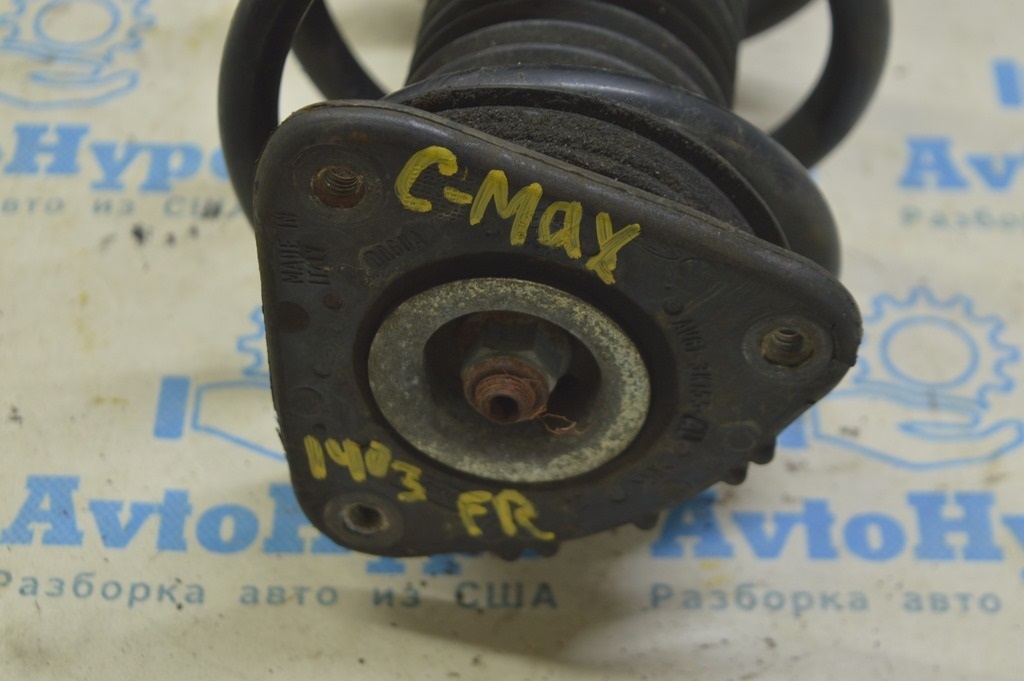 Стойка амортизатора в сборе перед прав Ford C-max MK2 13- (03 ) РЖАВАЯ — фото 4