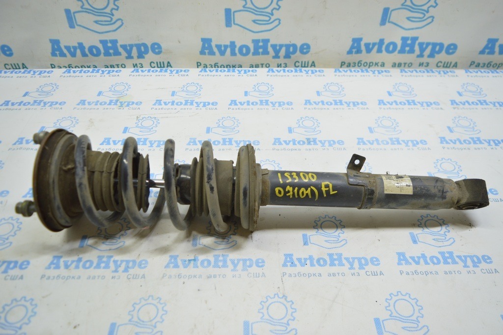 Стойка амортизатора в сборе передняя лев Lexus IS250 IS300 IS350 06-13 RWD (01) деф порван пыл — фото 4