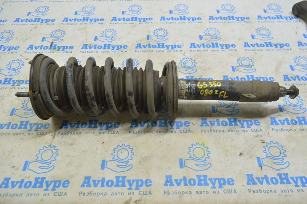 Стойка амортизатора в сборе передняя левая Lexus GS300 GS350 GS430 06-07 awd (02)