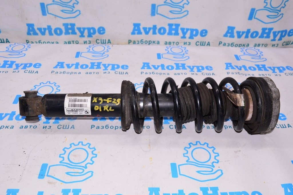 Стойка амортизатора в сборе зад лев BMW X3 F25 11-17 (01)