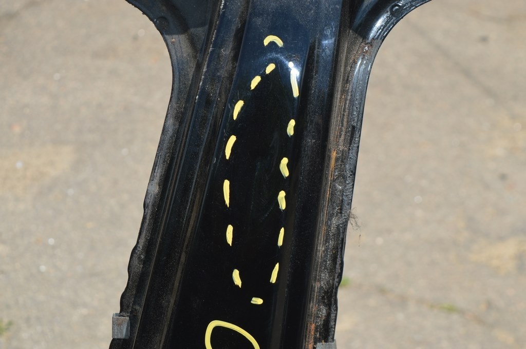Стойка кузова центральная левая Lexus GS300 GS350 GS430 GS450h 06-11 (02) черная, примята — фото 2