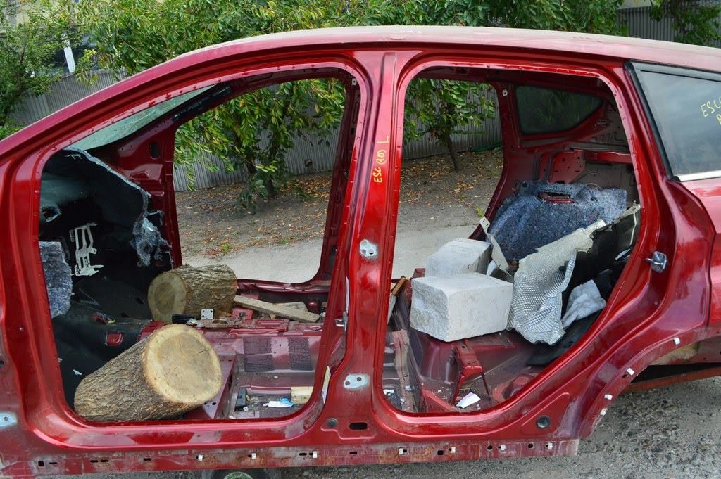 Стойка кузовная центральная левая Ford Escape MK3 13- красный цвет RR(10)