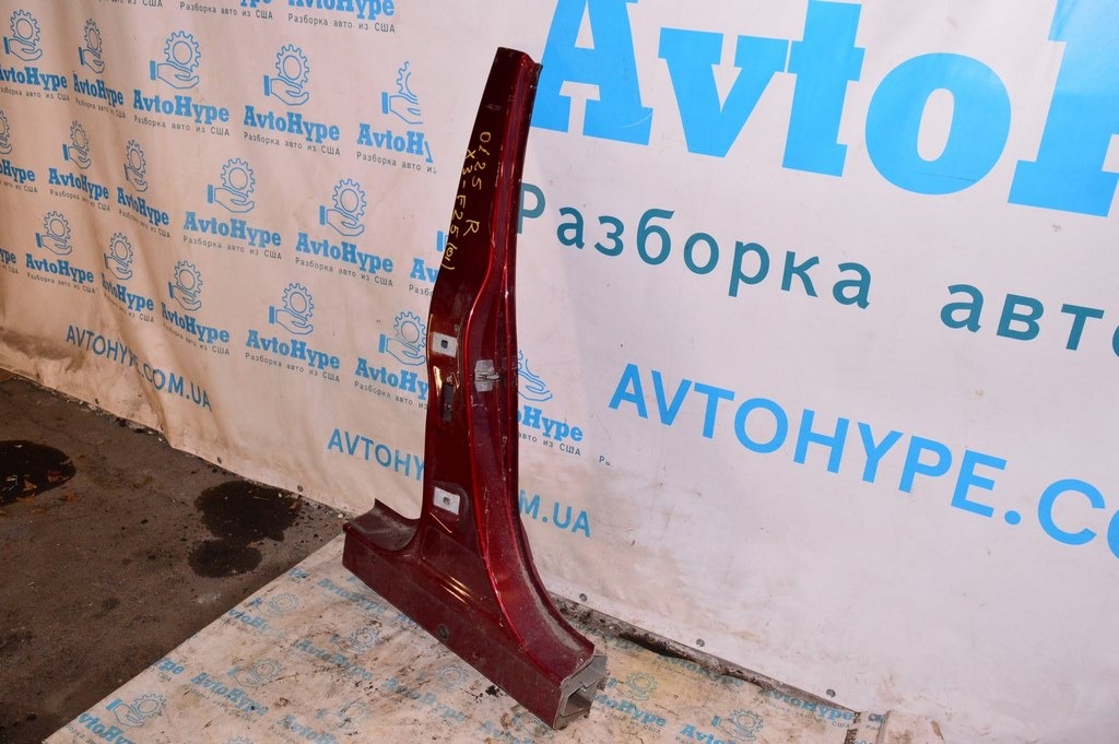 Стойка кузовная центральная правая BMW X3 F25 11-17 (01) красный цвет (A82) Vermilion red meta — фото 2