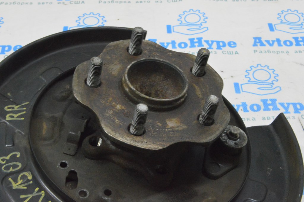 Ступица зад прав Lexus RX350 RX450h 10-15 FWD (03)