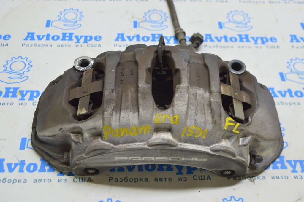 Суппорт перед лев Porsche Panamera 10-16 (01) надпил 6поршней