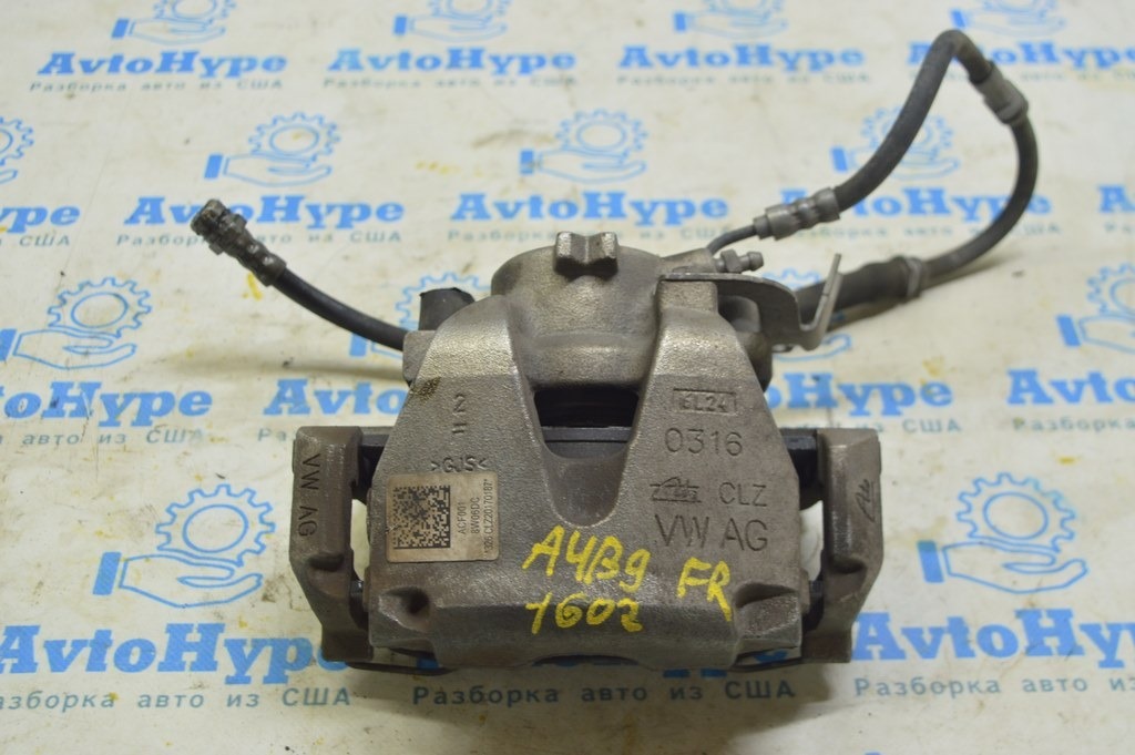 Суппорт передний правый Audi A4 B9 17- под диск 314мм