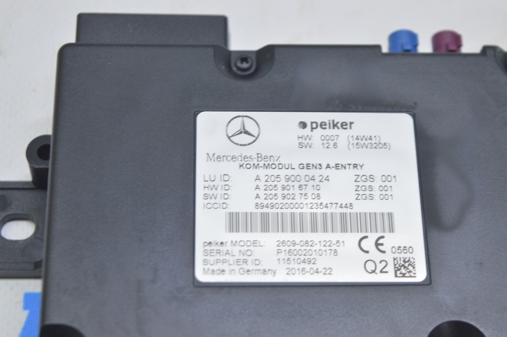Telematics Communication Control Unit Mercedes GLE-class C292 12-19 (01) — фото 3
