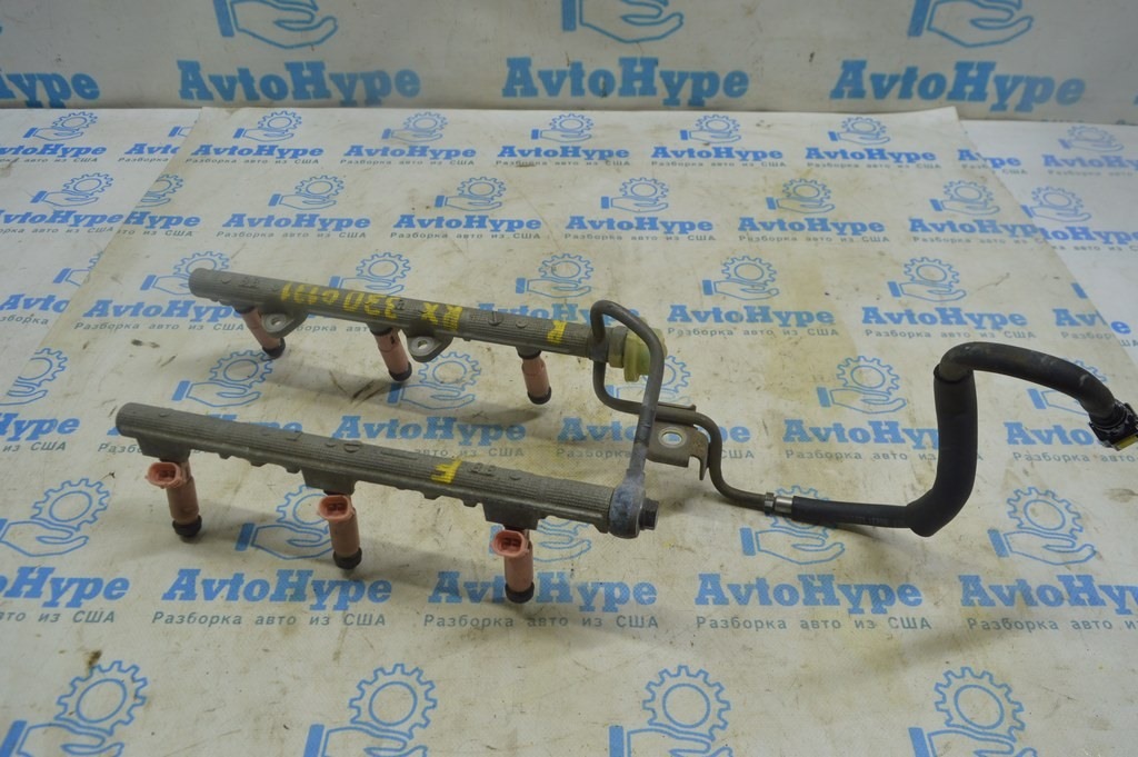 Топливная рейка в сборе Lexus RX300 RX330 RX400h 04-09 без форсунок — фото 2