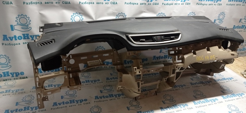 Торпедо передняя панель c AIRBAG Nissan Rogue 14- черн 68200-6FL0A (05) — фото 3