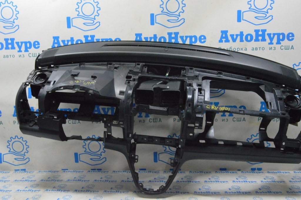 Торпедо передняя панель голая Honda CRV 07-11 черн (01) царапины