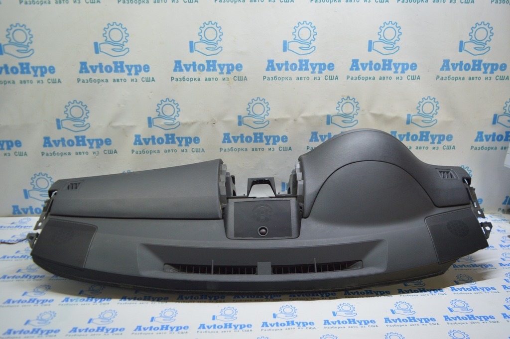 Торпедо передняя панель голая Toyota Camry v50 12-14 usa\euro черн (01) красн строчка