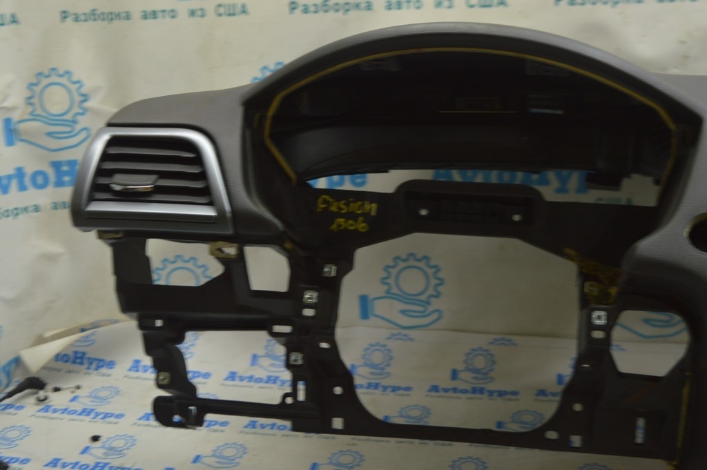 Торпедо передняя панель с AIRBAG Ford Fusion mk5 13-20 под кнопку start (06) — фото 2