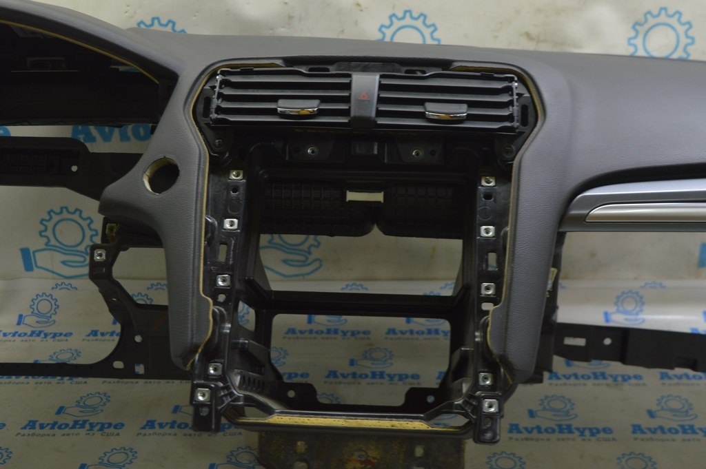 Торпедо передняя панель с AIRBAG Ford Fusion mk5 13-20 под кнопку start (06) — фото 3