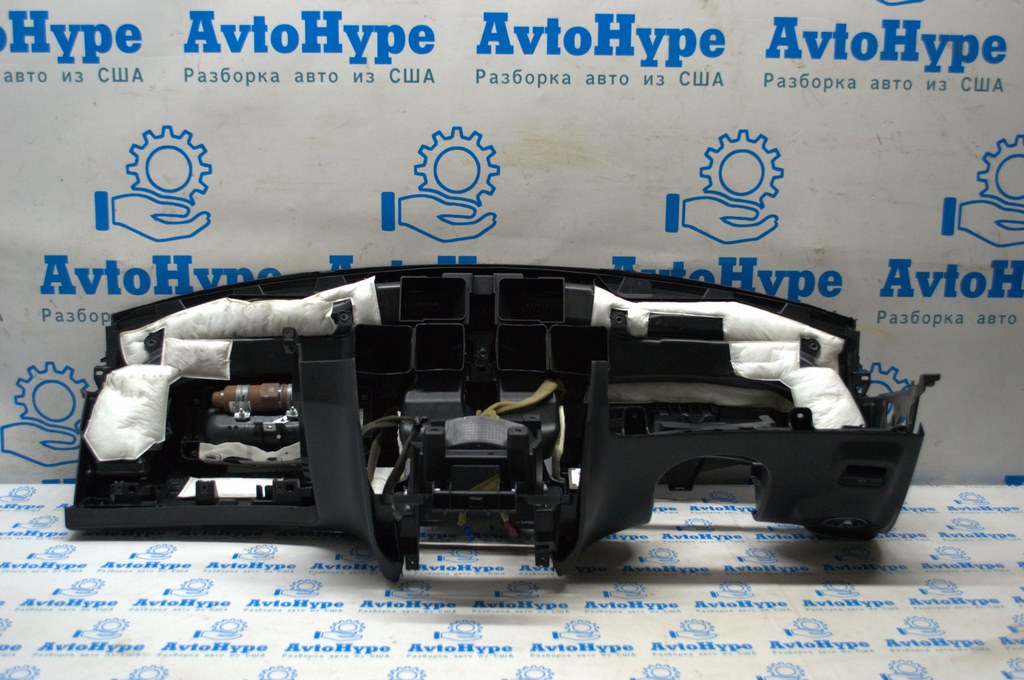 Торпедо передняя панель с AIRBAG Infiniti QX30 17-19 (03) черн, с динамиком Bose — фото 4