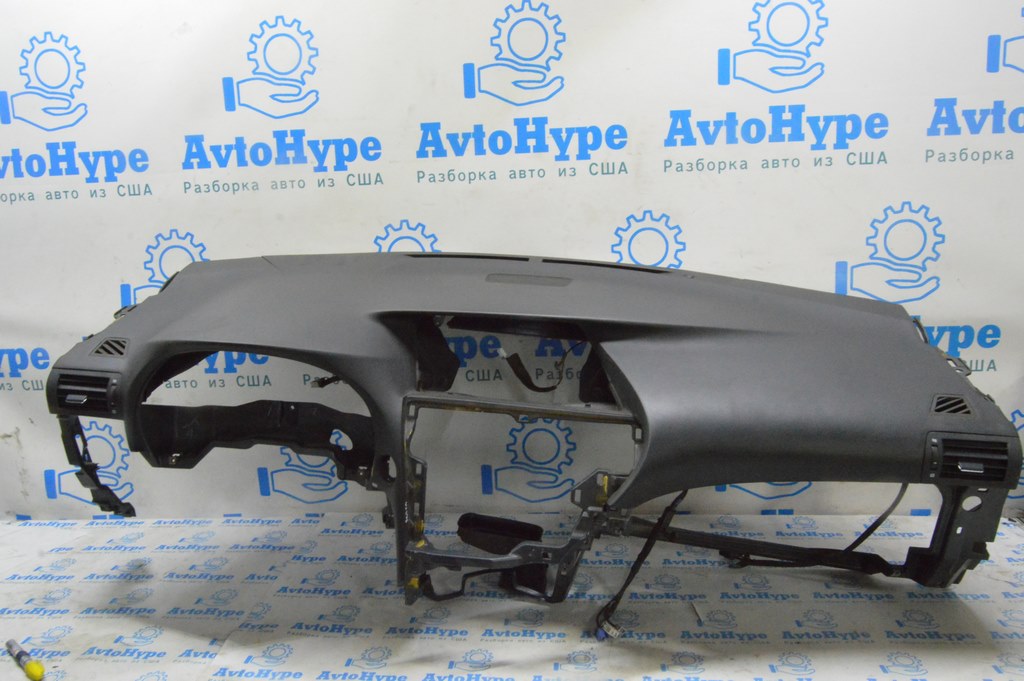 Торпедо передняя панель с AIRBAG Lexus RX350 RX450h 10-15 черная (03)