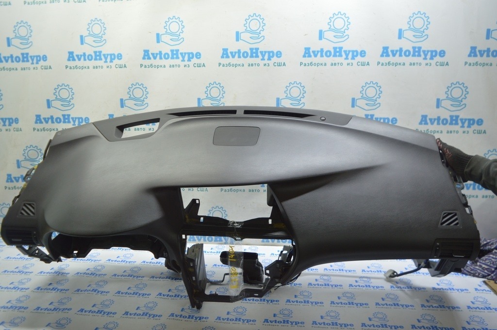 Торпедо передняя панель с AIRBAG Lexus RX350 RX450h 10-15 коричневая (01)