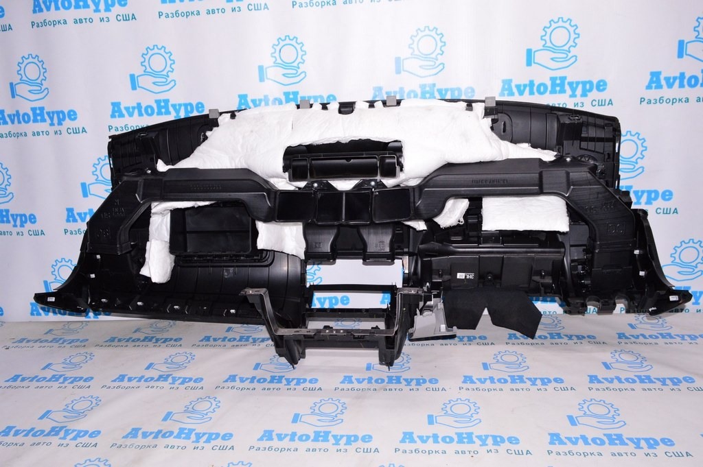 Торпедо передняя панель с AIRBAG Subaru Forester 14-18 SJ черная — фото 4