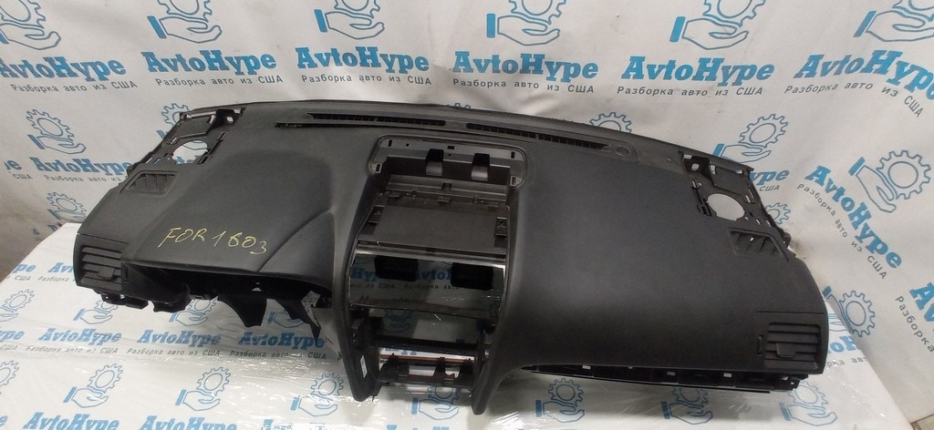 Торпедо передняя панель с AIRBAG Subaru Forester 14-18 SJ черная — фото 2