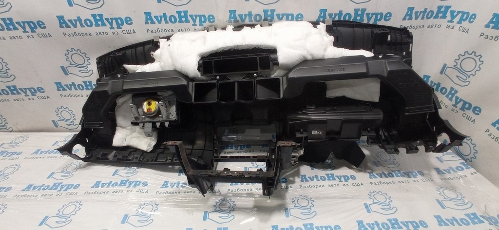 Торпедо передняя панель с AIRBAG Subaru Forester 14-18 SJ черная — фото 4