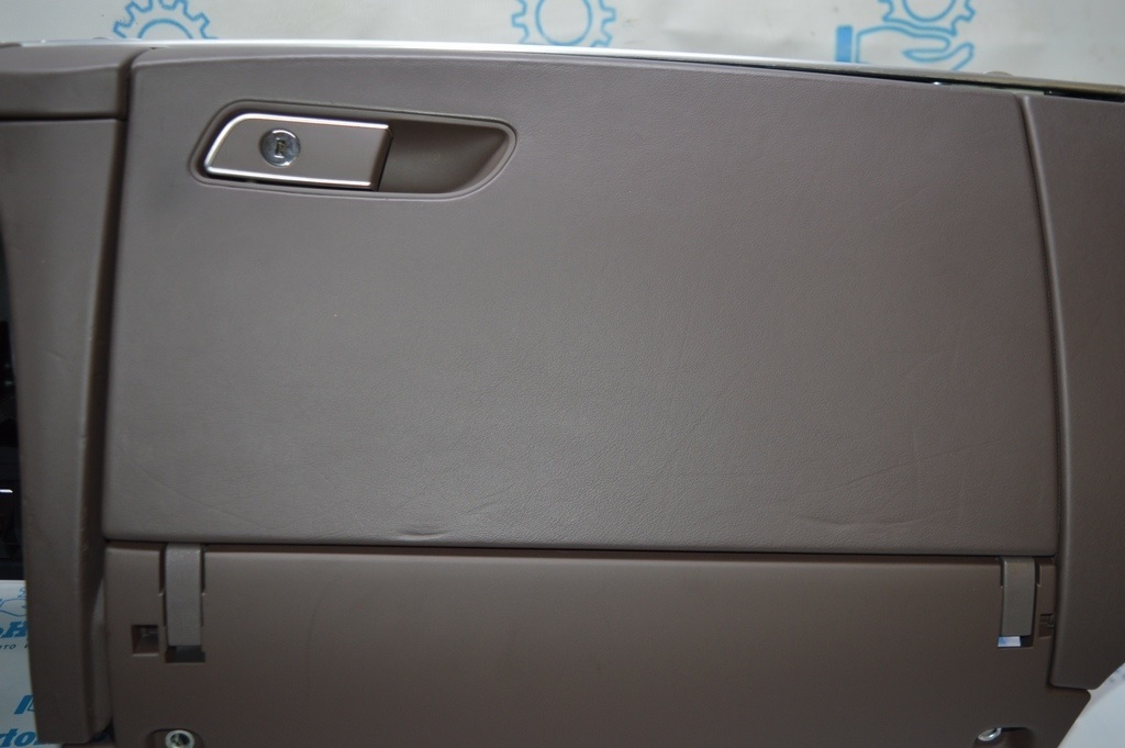 Торпедо передняя панель в сборе без Airbag Audi A8 D4 10-17 (01) коричн.кожа Designe Selection — фото 4