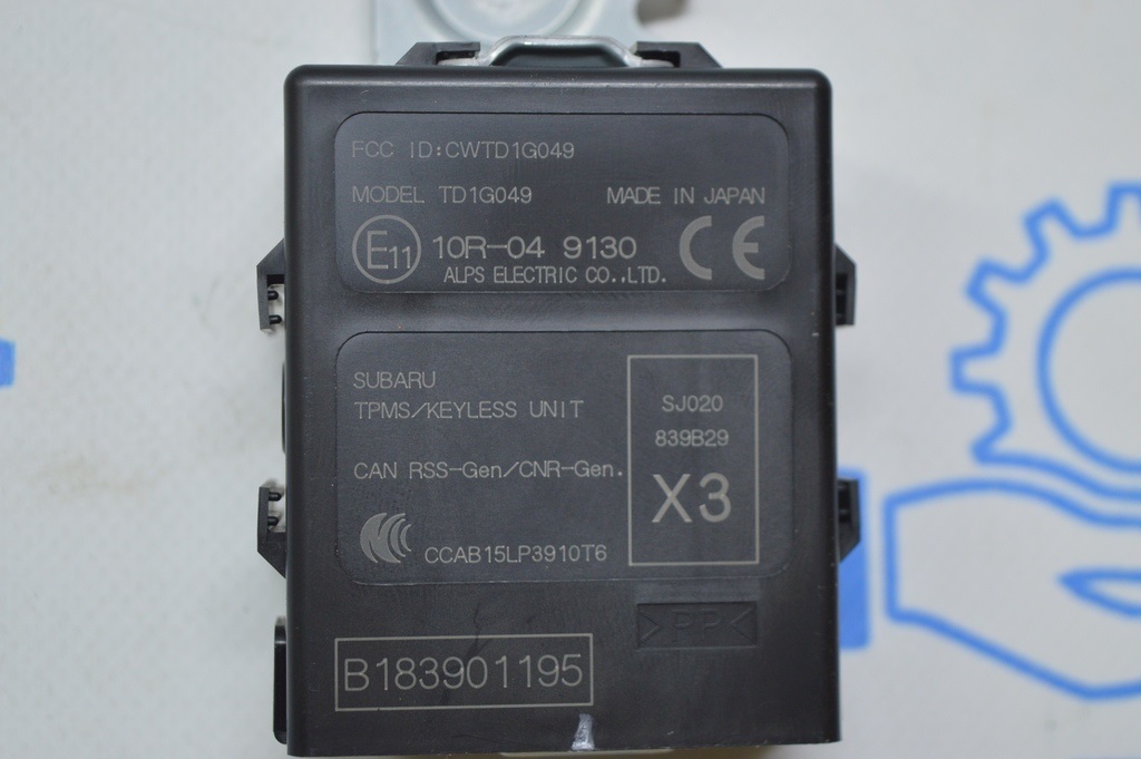 TPMS keyless control unit Subaru Forester 19- SK (01) — фото 3