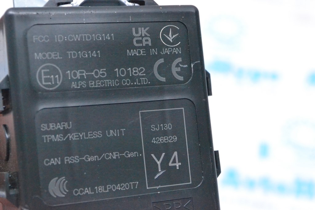 TPMS keyless control unit Subaru Forester 19- SK (02)