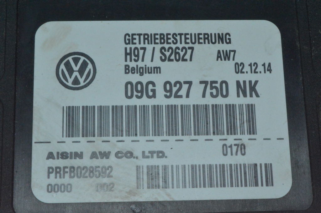 Transmission Control Module VW Tiguan 09-17 (08) — фото 3