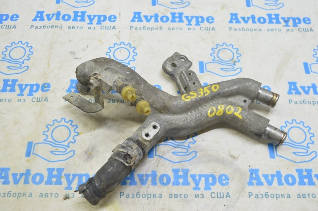 Тройник системы охлаждения Lexus GS300 GS350 GS450h 06-11 с датчиком