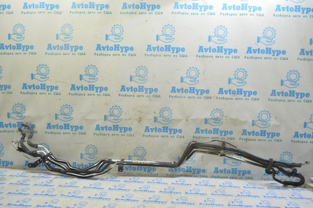 Трубки кондиционера печки заднего ряда Toyota Highlander 20-22 3.5, 2 часть