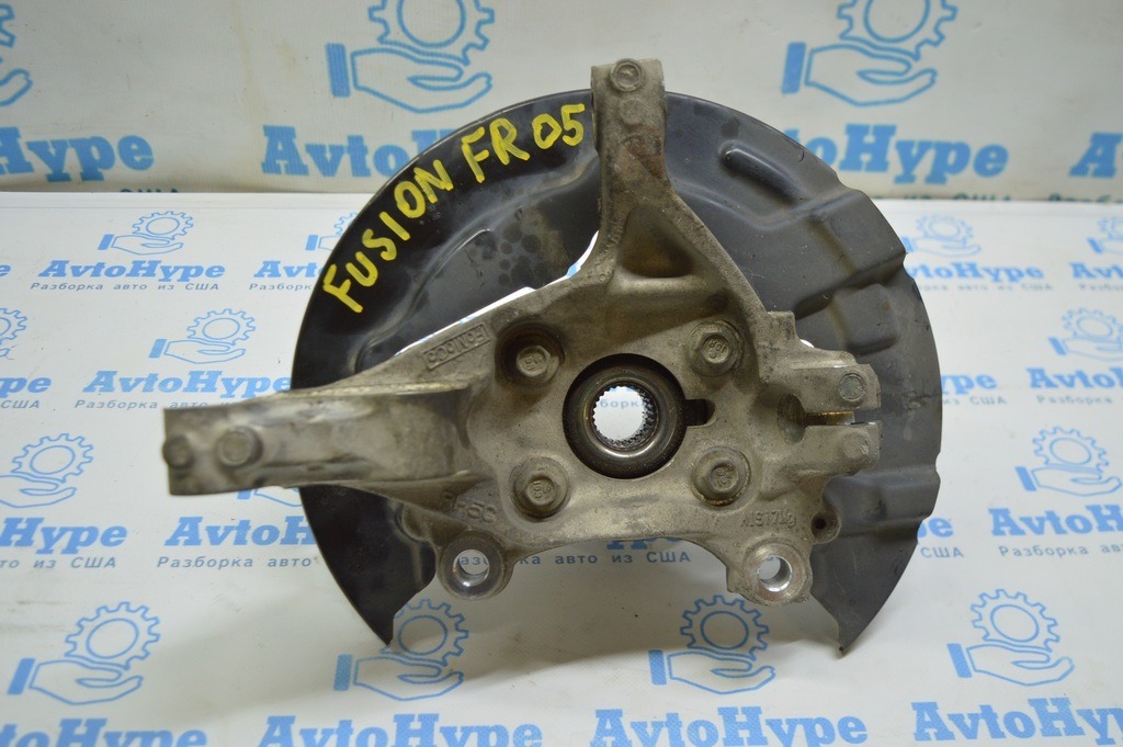 Цапфа передняя правая со ступицей Ford Fusion mk5 13-20 с кожухом — фото 2
