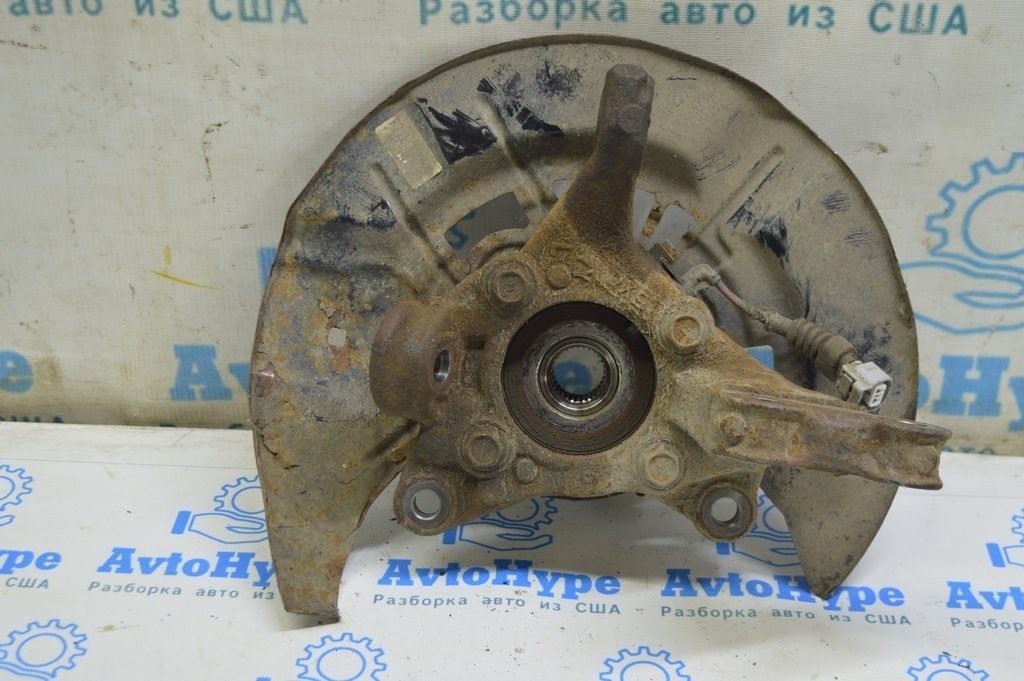 Цапфа со ступицей и кожухом передняя левая Lexus RX350 RX450h 16-22 — фото 3