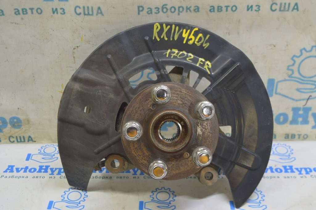 Цапфа со ступицей и кожухом передняя правая Lexus RX350 RX450h 16-22 (02)