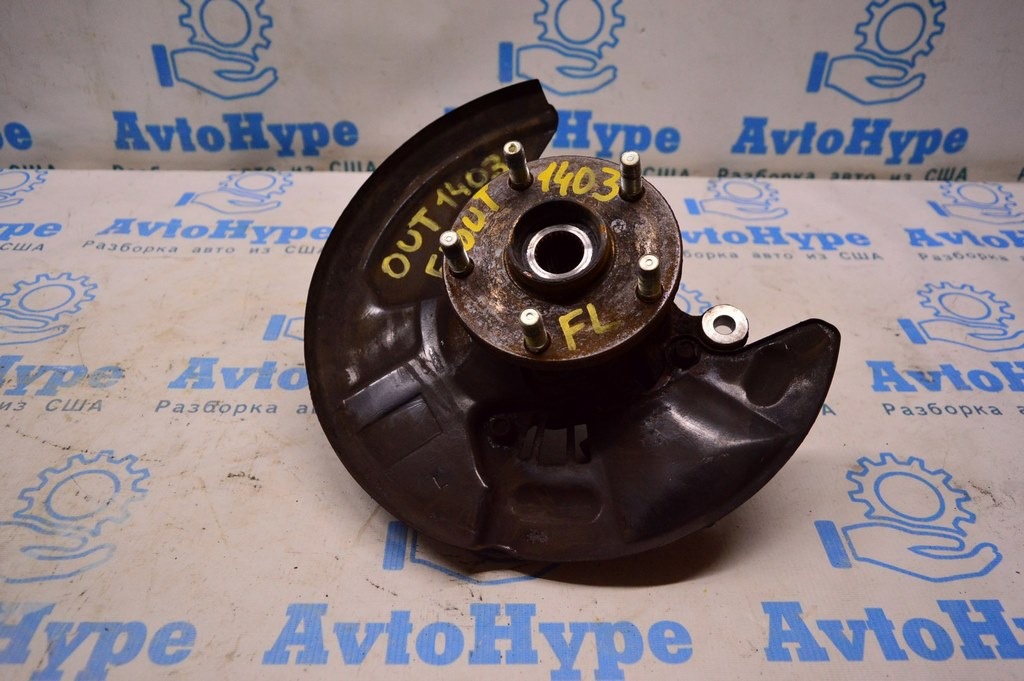 Цапфа со ступицей перед лев Subaru Outback 15-19 с кожухом (03)