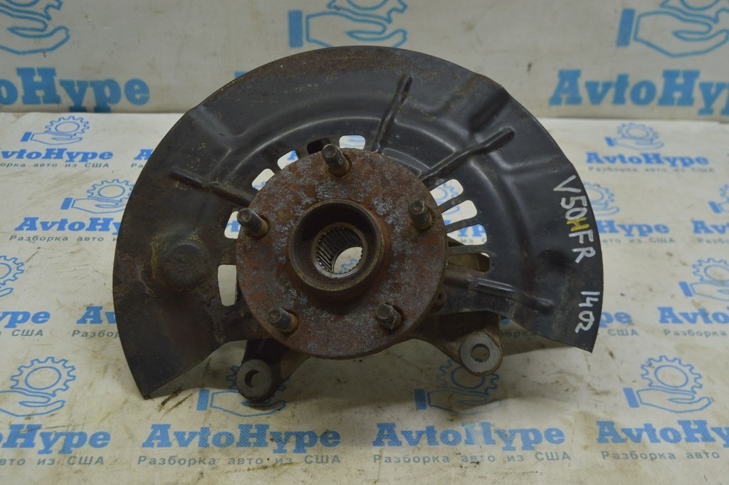 Цапфа со ступицей перед прав Toyota Camry v50 12-14 usa\euro LE XLE (02) с кожухом