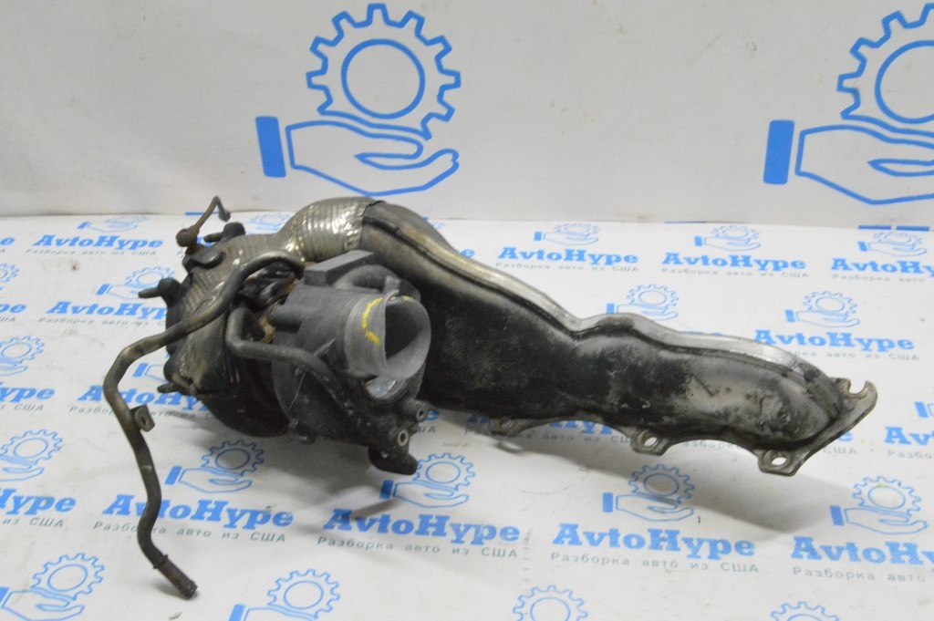 Турбина в сборе левая Audi RS7 14-15 4.0 tfsi CRDB (01) трещина, горелая — фото 3