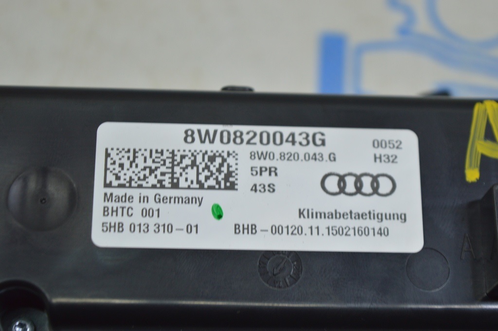 Управление климат-контролем Audi A4 B9 17- с подогревом — фото 2