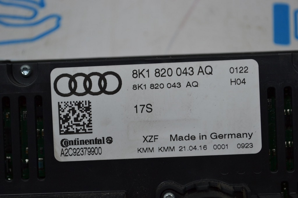 Управление климат-контролем Audi Q5 8R 13-17 с подогревом (02) — фото 3