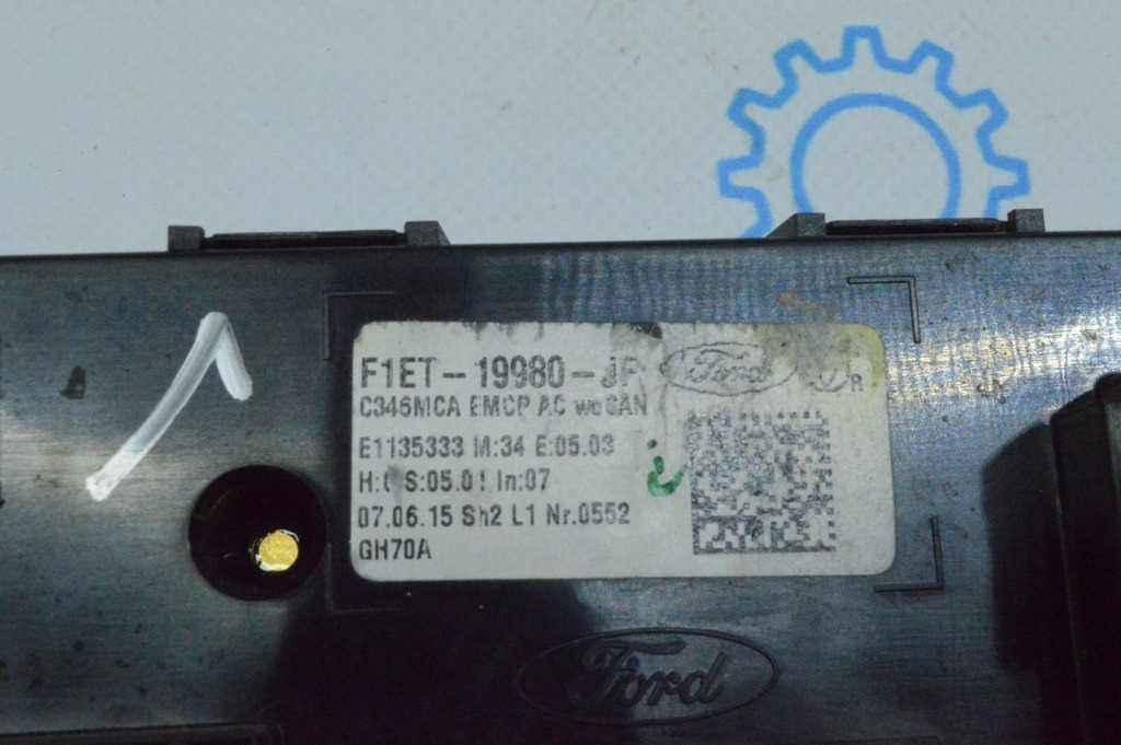Управление климат-контролем Ford Focus mk3 15-18 manual (07) F1ET-19980-JF — фото 3