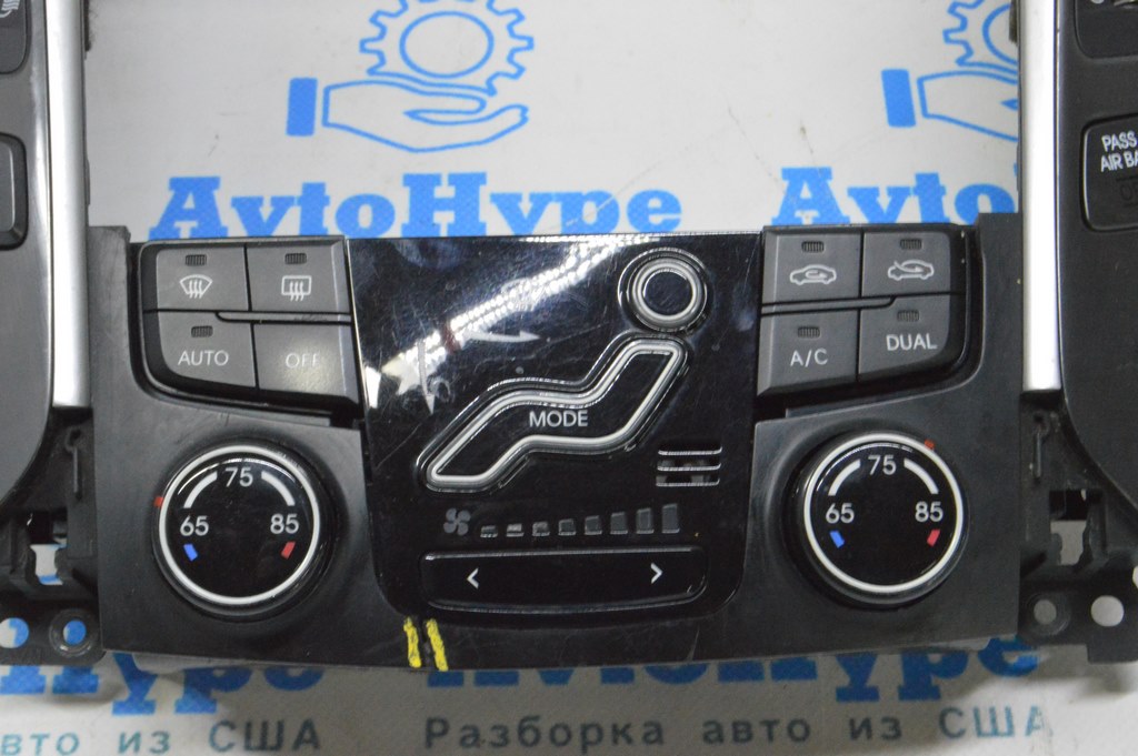 Управление климат-контролем Hyundai Sonata 11-14 auto, dual zone (02) трещина